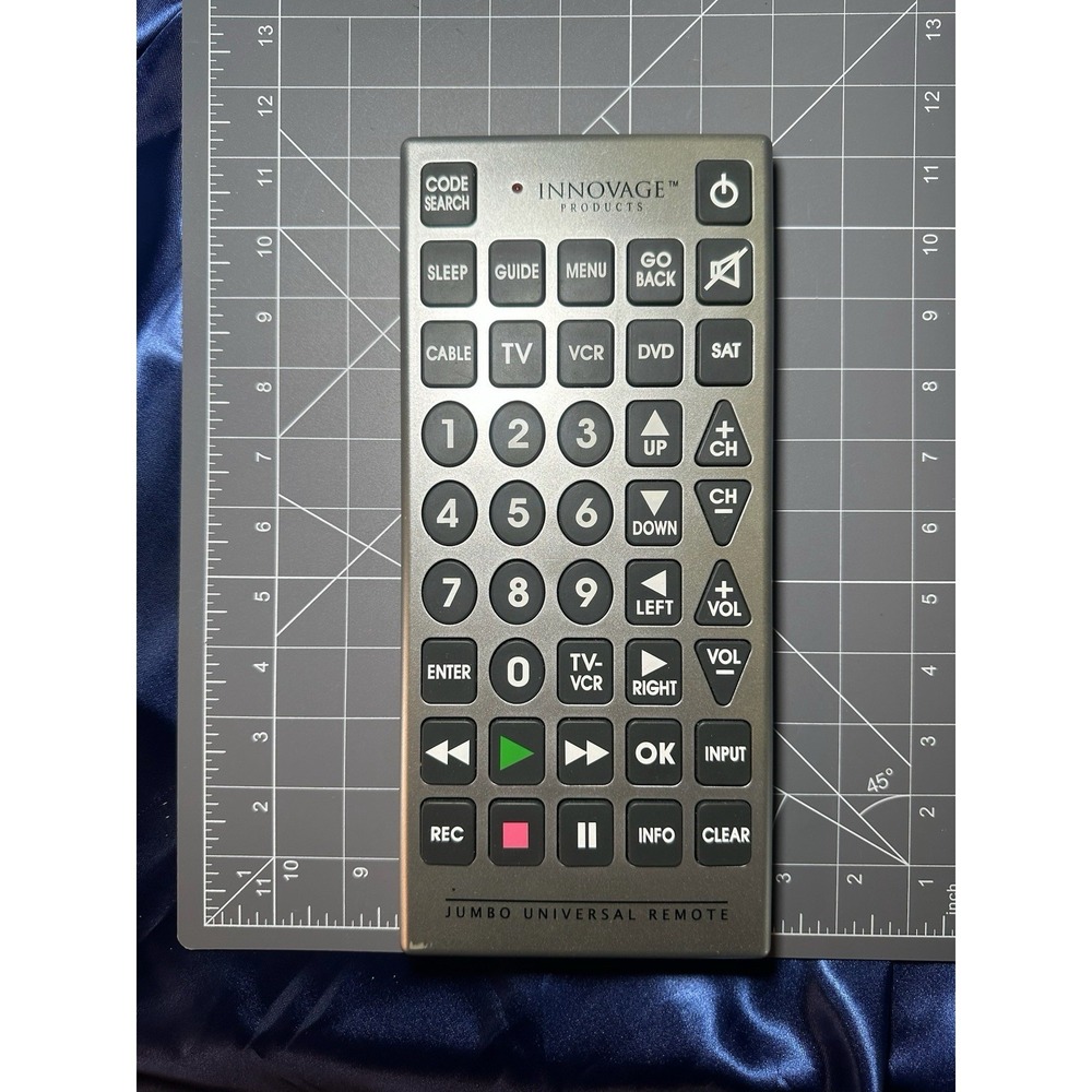 Vintage Innovage Jumbo 11"H x 5"W x 3/4"D Universal Remote Control PARTS ONLY